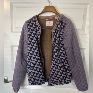 Geometric Print Bomber Jacket